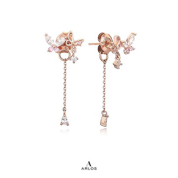 Aloha 優雅蝴蝶耳環