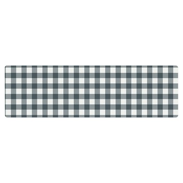 半島良品 輕回彈減壓皮革地墊 長款 229  灰調格紋  150 x 45cm