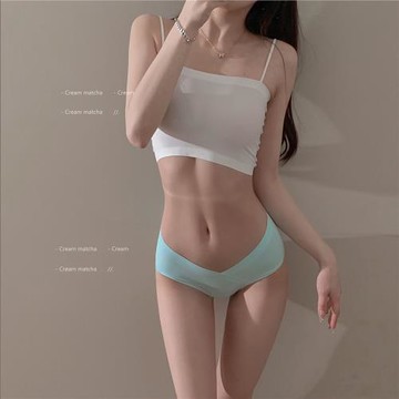 4條裝冰絲無痕內褲女純棉抗菌檔提臀包臀女士純色夏季薄款三角褲