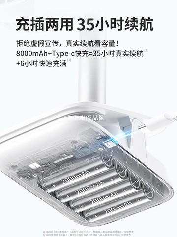 【全球優品匯】夾式小電風扇宿舍床頭充電輕音小型桌面搖頭微風夾子夾扇電扇