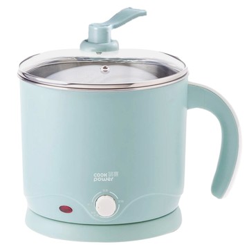 cook power 鍋寶 316雙層防燙多功能美食鍋 霧綠色  BF-9168MG