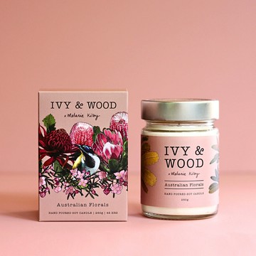 花海秘境香氛蠟燭 -【IVY&WOOD】天然手作香氛-母親節-現貨直出