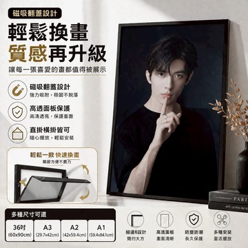 發票含稅🔥客製化 開啟式換畫 鋁合金海報框 掛墻展示框 電梯廣告牌 企業文化展示牌 細邊相框 畫框 展示框 個人簡介框