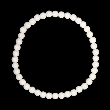 【正佳珠寶】硨磲 高品老硨磲貝 4mm 硨磲手珠