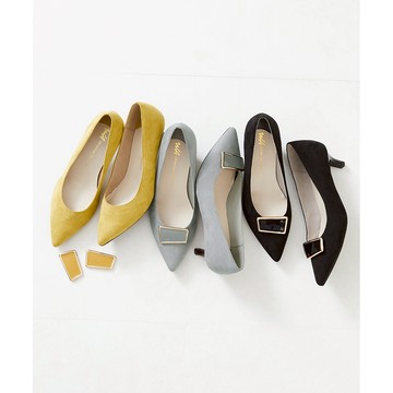 ORiental TRaffic 2way琺瑯方釦尖楦中跟鞋 (日本OR女鞋 32308)