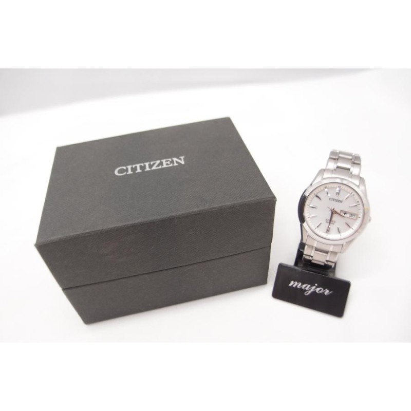 シチズン CITIZEN EXCEED H10B-T015620 ECO-Drive 腕時計 △WA5194 | LINEブランドカタログ