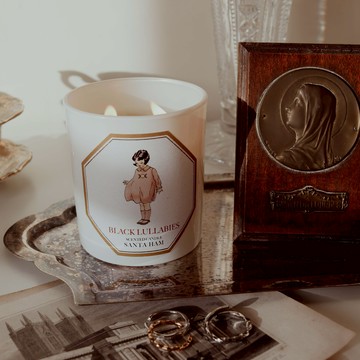 【 SANTA HAM 】香氛蠟燭  BLACK LULLABIES/黑色搖籃曲