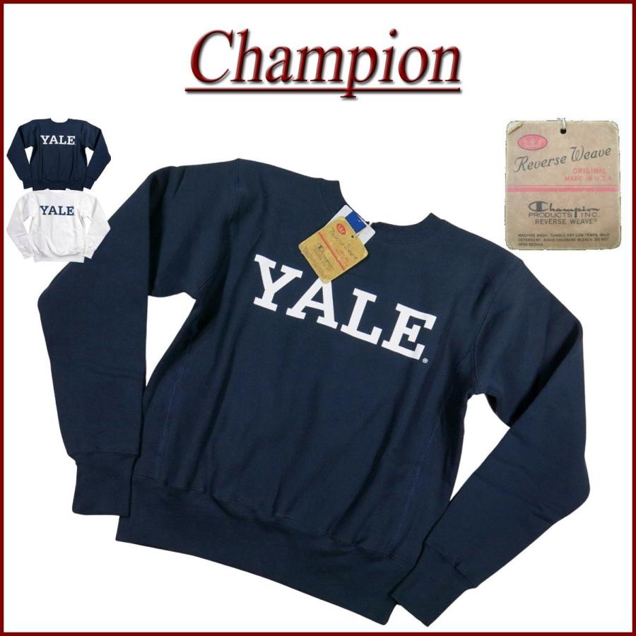 Champion チャンピオン × YALE コラボ USA産 赤単タグ カレッジ ...