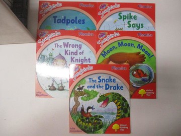 【書寶二手書T6／語言學習_G5K】Spike Says_The Snake and the Drake等_5本合售_Oxford Reading Tree