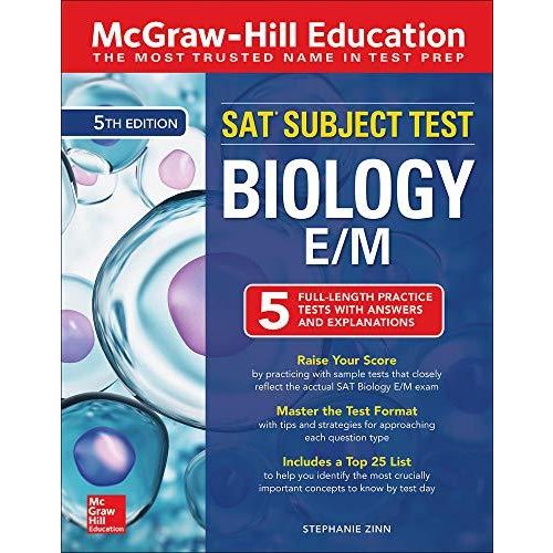 McGraw-Hill Education SAT Subject Test Biology E M