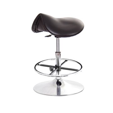 GXG 馬鞍型 工作椅(金屬盤+踏圈)TW -T05 K