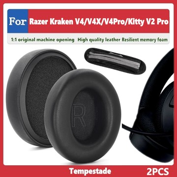 For Razer Kraken V4/V4X/V4Pro/Kitty V2 Pro 耳罩 耳套 耳墊 耳機套 替換配件