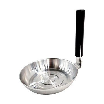 Arnest 不鏽鋼親子丼鍋 日本產 主體-不鏽鋼 (鉻18%) 手柄-天然木材(聚氨酯漆) 手柄支架-不鏽鋼  16cm  1個