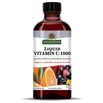 Nature's Answer Liquid Vitamin C Natural Lemon 8 fl oz