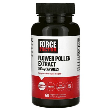 Force Factor, 花粉提取物，500 毫克，60 粒素食膠囊