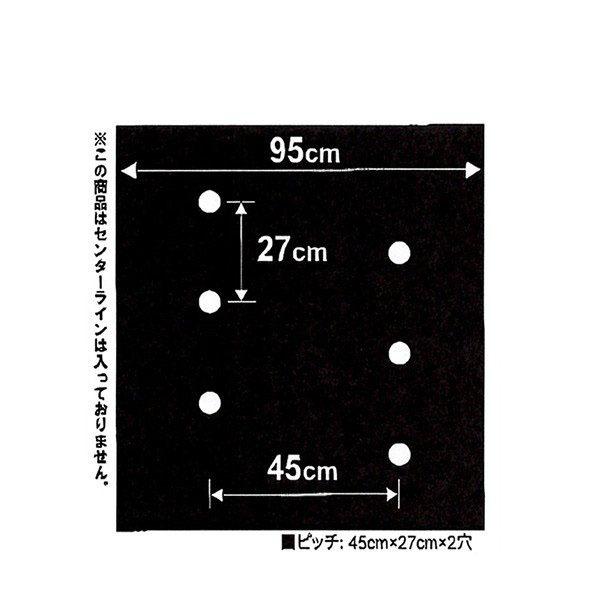 法人様配送限定・個人宅配送不可　シンセイ　穴あきホールマルチ　0.02×95×200ｍ　穴径45ｍｍ　5本セット　国産　品番9227　代引き不可