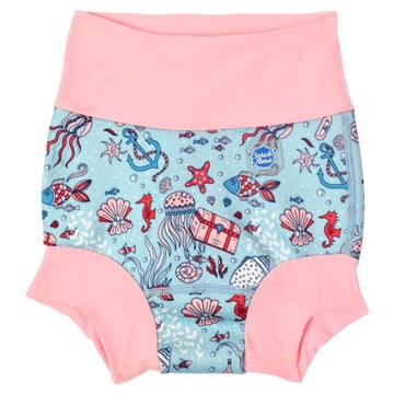 Splash About Happy Nappy 全新3D游泳尿布褲 Hidden Treasure 男女通用 1~2歲  XL  1件