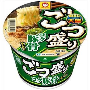 送料無料 マルちゃん ごつ盛り コク豚骨ラーメン 115g×24個