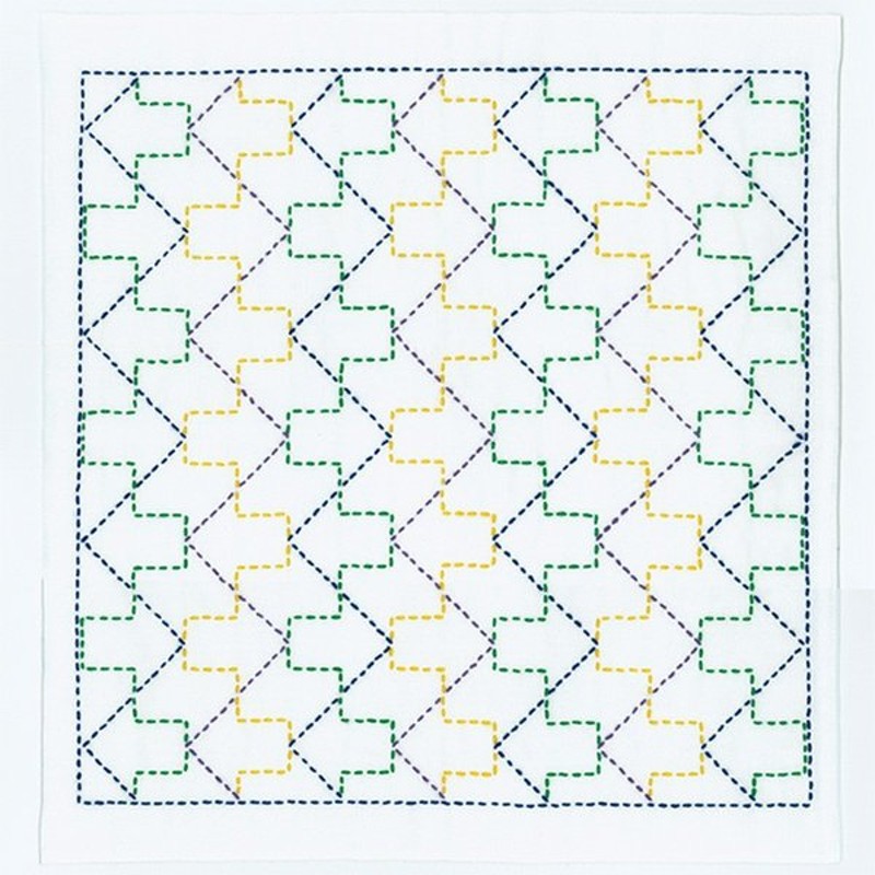 刺し子 花ふきんキット 矢印 刺し子 刺し子キット 花ふきんキット 水で消える図案 通販 Lineポイント最大0 5 Get Lineショッピング