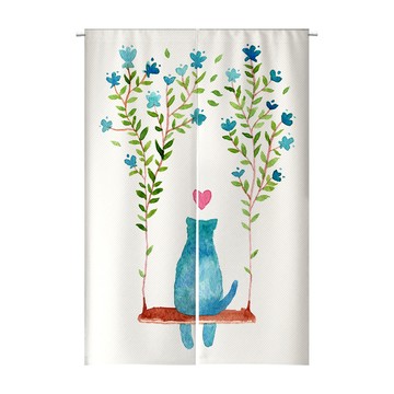 【客製化門簾】【贈桿發票】簾子布簾 臥房門簾 廚房長門簾 櫃子遮擋布 櫃子遮擋簾 日式關東旗 加長門簾 掛簾一片式