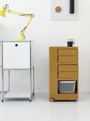 MarketB Binggrae Rotating 4-Tier Drawer Trolley