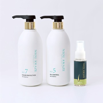 紐奇肌_頭皮ByeBye油頭組(SPA髮浴任選1 + 咖啡因養髮精萃1入)