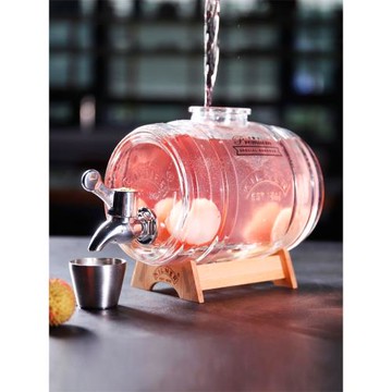 英國KILNER玻璃果汁罐帶龍頭歐式泡酒罐密封家用飲料發酵儲酒瓶子