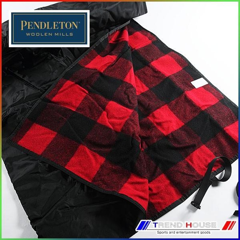 PENDLETON - 【OneSize レッド系】 Pendleton ( ペンドルトン ) ロールアップ ブランケット ウール アメリカ製 生産終了パターン 入手困難  ブランケット キルト スリーピングシステム PENDLETON - 【OneSize レッド系】 Pendleton ( ペンドルトン