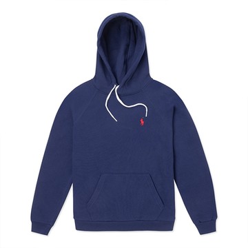 Polo Ralph Lauren RL 熱銷刺繡小馬連帽T恤(女)-深藍色
