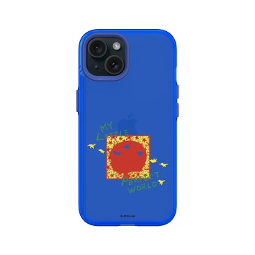 iPhone 15 Clear 激光藍 - 幾米 Jimmy Liao - 我不是完美小孩-完美的剪影