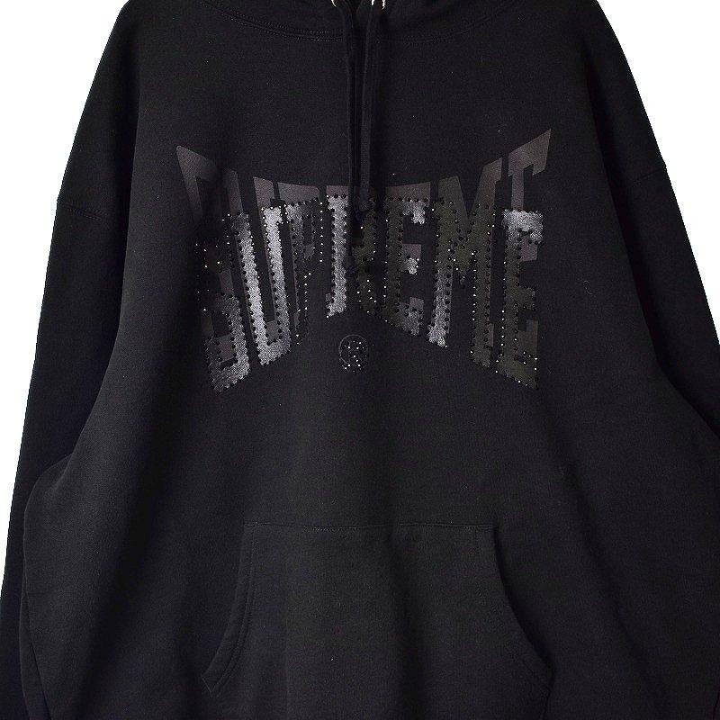 シュプリーム SUPREME Rhinestone Shadow Hooded Sweatshirt ライン