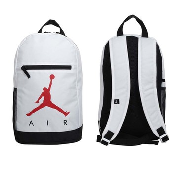 NIKE JORDAN 雙肩後背包-雙肩包 肩背包 飛人喬丹 JD2333030PS-003 白紅黑