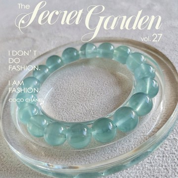 ⭕薄荷藍螢石⭕高品清透純淨色 特殊色暖宮石 螢石水晶手串 圓珠瑩石 糖果螢石 純天然無優化 水晶手練 手晶手珠