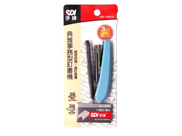 [寶旺旺] SDI手牌 典雅事務型釘書機 顏色隨機出貨 1100CA
