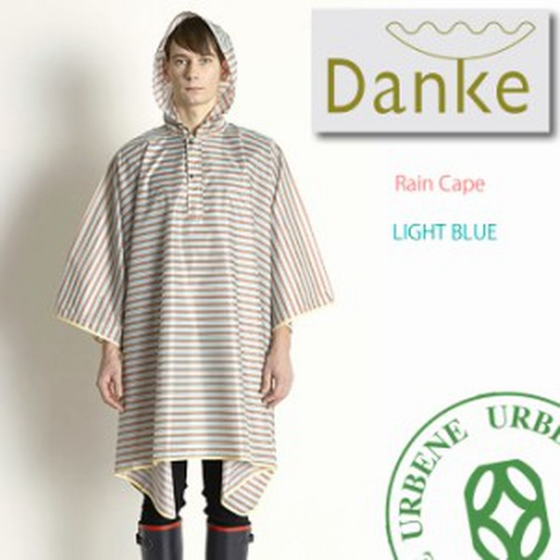 Danke ダンケ レインポンチョ ライトブルー ストライプ レインケープ Rain Cape Dwz 6 18 レインコート かっぱ 雨具 レジャーシート レ 通販 Lineポイント最大1 0 Get Lineショッピング