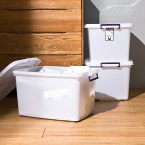 【HOUSE】D600滑輪整理箱 M50L(3入)