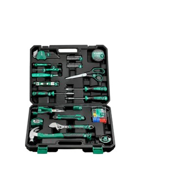 多件式工具組 【銳達】家用五金工具箱 119件 家用進階組套 家庭維修組套裝 多功能工具組 車載全套維修組合