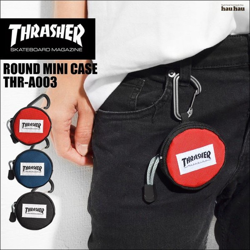 コインケース メンズ Thrasher スラッシャー レディース 小さい 小銭入れ 丸型 丸い カラビナ付き スケーター ブランド おしゃれ 通販 Lineポイント最大0 5 Get Lineショッピング