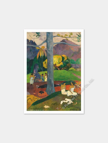 遠古時代/藝術明信片/高更