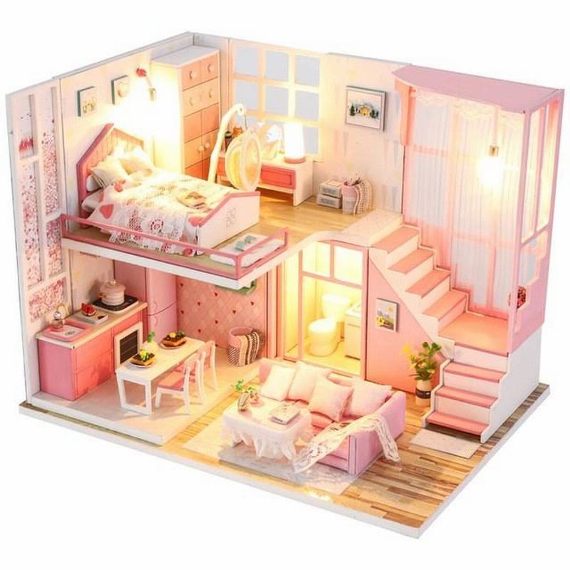 Amazon | Blue Giraffe ミニチュアドールハウスキット 3階建ての