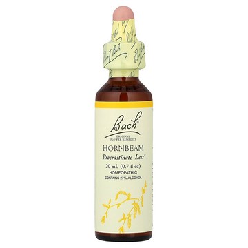 Bach, 原花調理，角樹，0.7 液量盎司（20 毫升）
