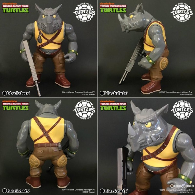 新品即納』{FIG}TMNT Super Vinyl Collectible Rocksteady(ロックステディ) ティーンエイジ・ミュータント ・ニンジャ・タートルズ TMNT フィギュア blackdots | LINEブランドカタログ