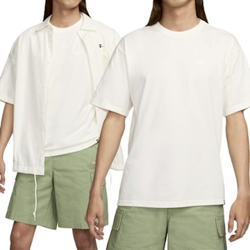 Nike As Nsw Tee Club Max 男款 白色 中磅 寬鬆 休閒 短袖 FV5509-100