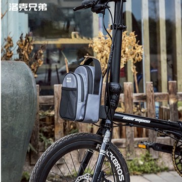 ROCKBROS洛克兄弟旗艦店 折疊車掛包 小布自行車包 車前包 騎行車把包 車頭儲物包 小布收納包 騎行儲物包