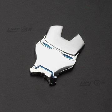 新款【upton】汽車個性3D立體金屬鋼鐵俠車標復仇者聯盟車貼改裝車身貼尾標裝飾