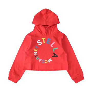 Stella Mccartney - Red Cotton Sweatshirt