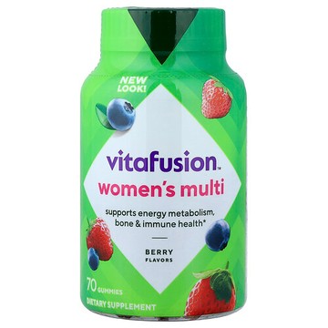 VitaFusion, 女性多維生素軟糖，漿果味，70 粒