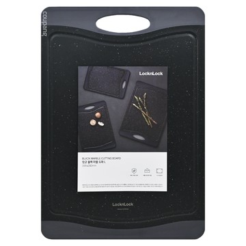 LocknLock 樂扣樂扣 抗菌大理石砧板  黑色  L 280*395mm  1個
