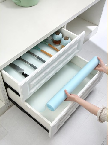 廚房抽屜墊紙防潮墊櫥柜廚柜衣柜鞋柜加厚防油防水貼紙柜子防潮墊