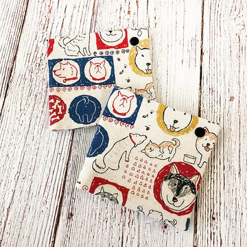 口罩收納包 衛生棉包-犬